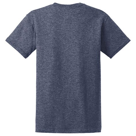 Gildan 2000 Ultra Cotton 100% US Cotton T-Shirt - Heathered Navy | Full ...