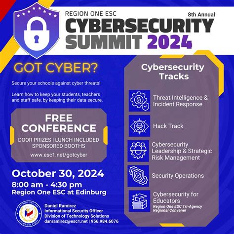 Join us for our 8th Annual Cybersecurity Summit, designed for local ...