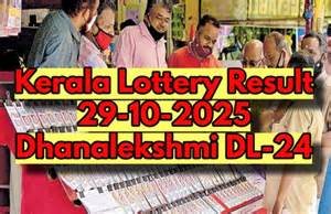 Kerala Lottery Result On 29-10-2025 For Dhanalekshmi Lucky Draw OUT At ...