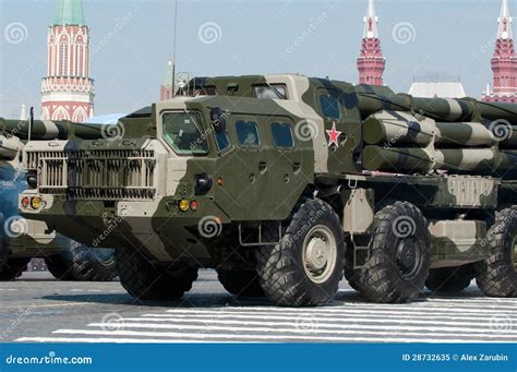Russian Multiple Rocket Launcher BM 30 Smerch Editorial Image - Image ...