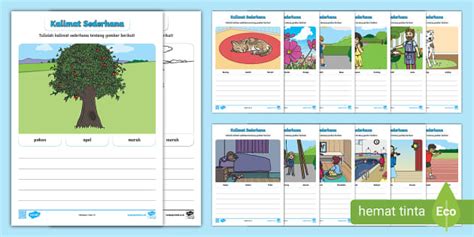 Worksheet Membuat Kalimat Sederhana