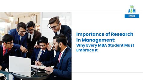 Importance of Research in Management for Every MBA Student