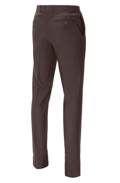 Modern Fit Brown Dress Pants - Benjamin's Menswear