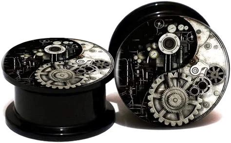 Buy SERYNOW Ear Gauges Plugs and Tunnels Ear Stretcher Expander 6mm ...