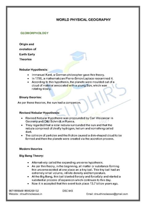 DR Sudhirs Classes - Master Prelims Programme - World Economy Geography ...