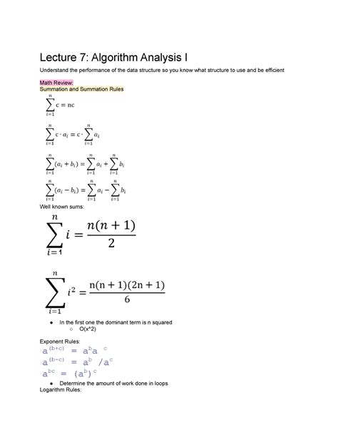 Image result for Algorithm Analysis Rule