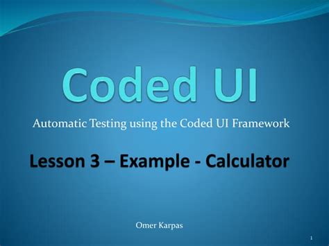 Image result for Coded UI Tutorial
