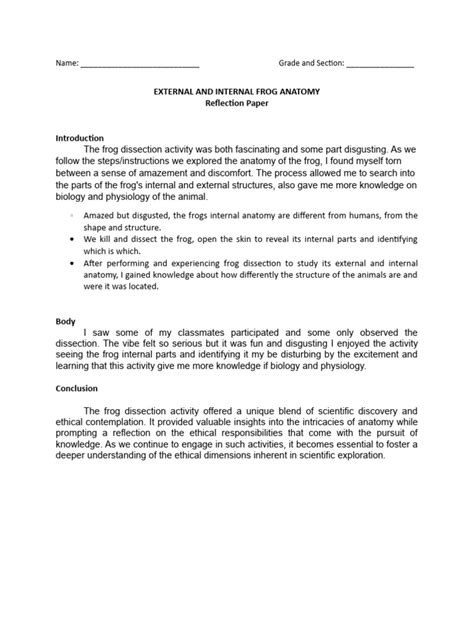 Image result for Reflection Paper Outline