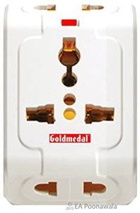 Goldmedal 3 PIN TRAVEL MULTI PLUG Spice 3 Pin Travel Adaptor 6 A Three ...