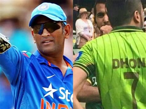 MS Dhoni's Pakistani Fan Grabs Attention By Wearing His Country's ...