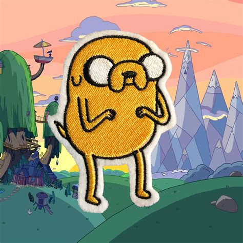 Jake the Dog Adventure Time Iron on Patch - Etsy Australia