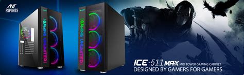 Amazon.in: Buy Ant Esports ICE-511 MAX Mid Tower Mesh Computer Case I ...