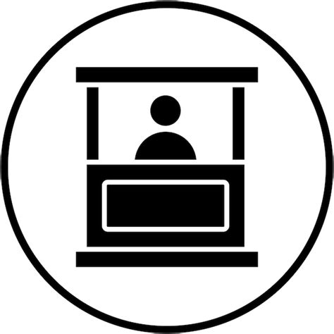 Vector design booth icon style | Premium Vector