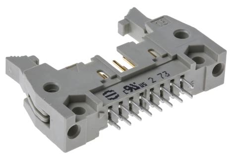 RS PRO | RS PRO Straight Through Hole PCB Header, 16 Contact(s), 2.54 ...