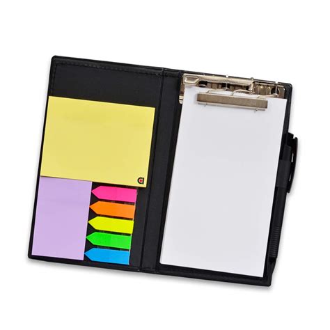 COI Desk Organizer, Notepad Memo Holder with Colorful Sticky Notes Set ...