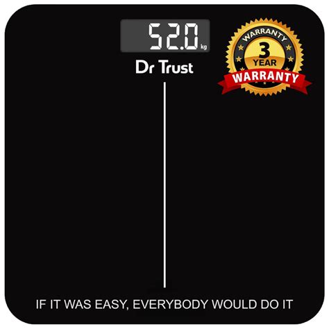 Dr Trust Personal Digital Weight Machine - Electronic Weighing Scales