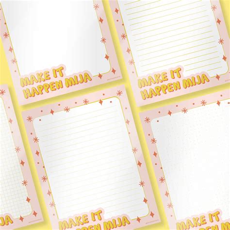 Make It Happen Mija Digital Planner Sheets – Quiero Prints