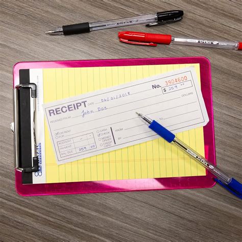 Buy BAZIC Cash Money or Rent Receipt Book, 50 Sets 7 1/2 x 2 3/4 2-Part ...