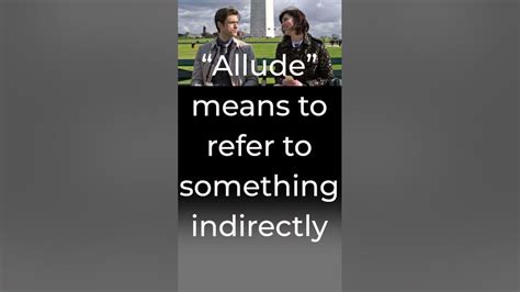 Elude vs. Allude | Elude and Allude Difference | Vocabulary - YouTube