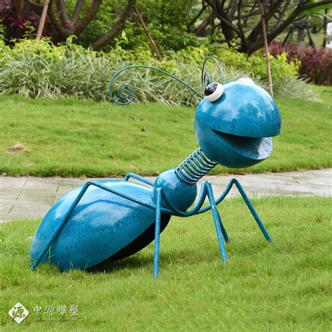 编织不锈钢蚂蚁雕塑 镂空蚂蚁雕塑