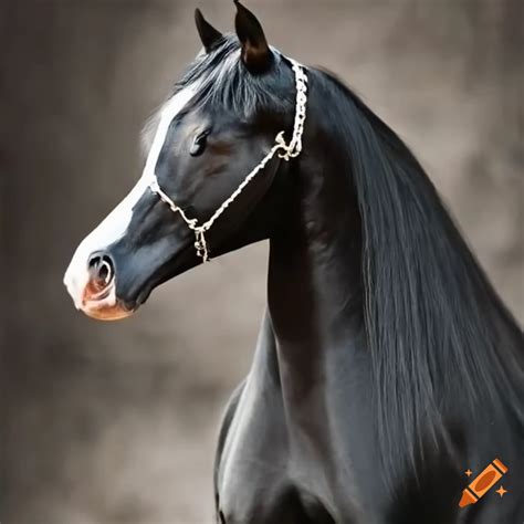 Black Arabian Horse