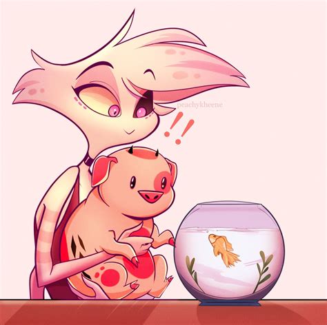 Hazbin Hotel Angel Dust And Fat Nuggets Wallpapers - Wallpaper Cave