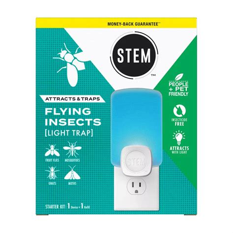 Buy STEM Light Trap Starter Kit, Attracts and Traps Flying Insects, 0 ...