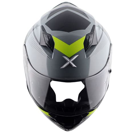 AXOR Hunter Cornet Gloss Nardo Grey Neon Yellow Helmet– Moto Central