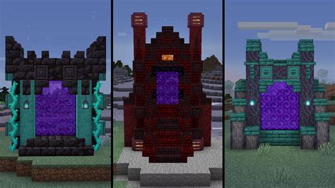 Nether Portal Design Tutorial 的图像结果