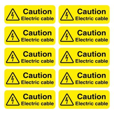 Image result for Check for Cable Damage Signage