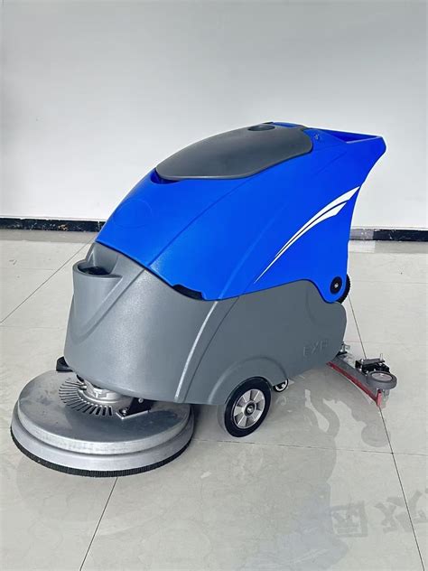550mm Walk Behind Floor Scrubber Tile Floor Washing Machine - Electric ...