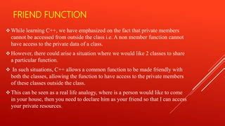 Image result for Friend Function Example