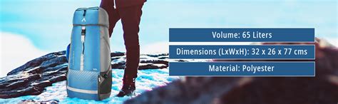 Aristocrat 65 Ltrs Blue Rucksack (Ascent) : Amazon.in: Fashion