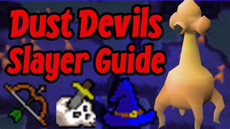 OSRS | Dust Devils | Ice Burst | Range | Slayer Guide | Catacombs of ...