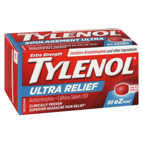 Tylenol Ultra Relief (Acetaminophen/Caffeine) | PharmaServe