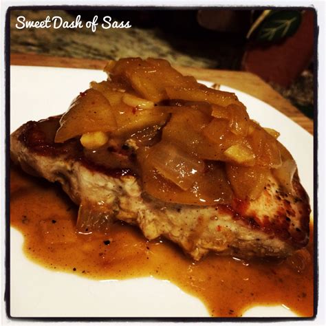 Apple & Onion Pork Chops