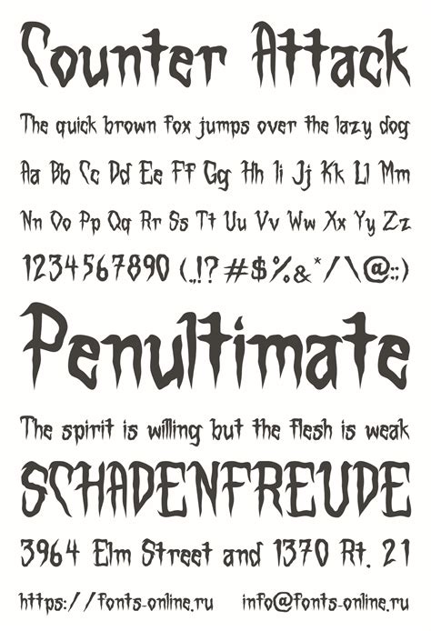 Counter Attack font