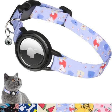 Upgraded AirTag Cat Collar, FEEYAR Integrated GPS Cat Collar with Apple ...