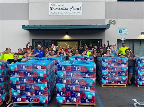 FIJI Water Wonderful Neighbors support Maui during recent fires in Lahaina and Kula | Wonderful CSR