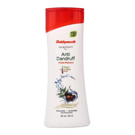 Buy Baidyanath Ayurvedant Anti-Dandruff Herbal Shampoo With Neem ...