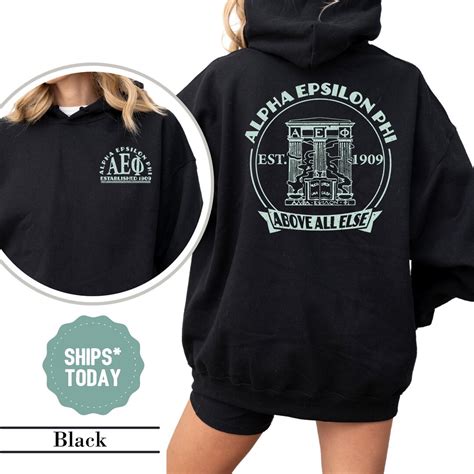 Alpha Epsilon Phi Arms Circle Sorority Sweatshirt AEPHI Coat of Arms ...