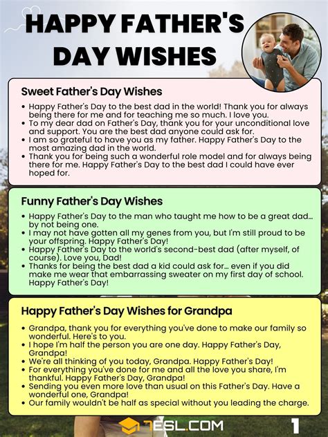 60+ Happy Father's Day Wishes (Sweet, Funny and Happy Wishes for Dad ...