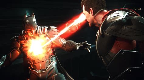 Injustice 2, game characters, 4K, Batman, Superman, DC Comics HD Wallpaper