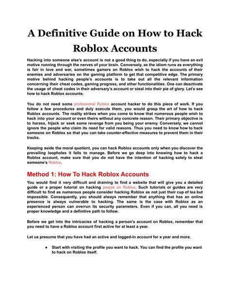 How to Hack into a Roblox Account 的图像结果
