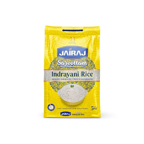 Jairaj Indrayani Long Grain Rice- Maharashtrian Indrayani Rice ...