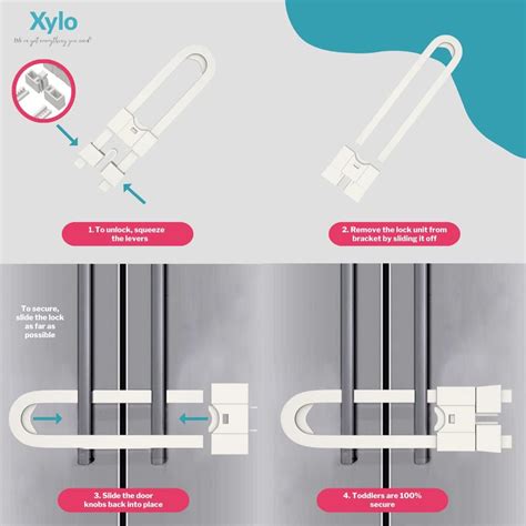 Buy 10 Pieces Cabinet Locks for Babies, Baby Proofing, Cabinet Locks ...