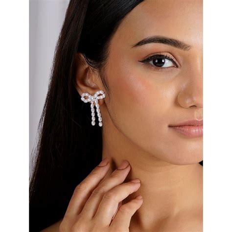 Buy Joker & Witch Rosine Bow Style Earring Online