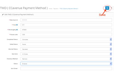 Opencart - CCAvenue Payment Module OpenCart (2.x.x & 3.x.x) | TMD