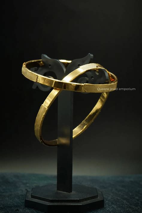 PLAIN THATTU BANGLES |SILVER ALLOY|24 CT |GOLD PLATED |SOUTH INDIAN ...