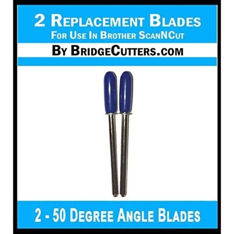 Buy 2 Pack Replacement Blades 50 Degree Scan N Cut Machine Compatible ...